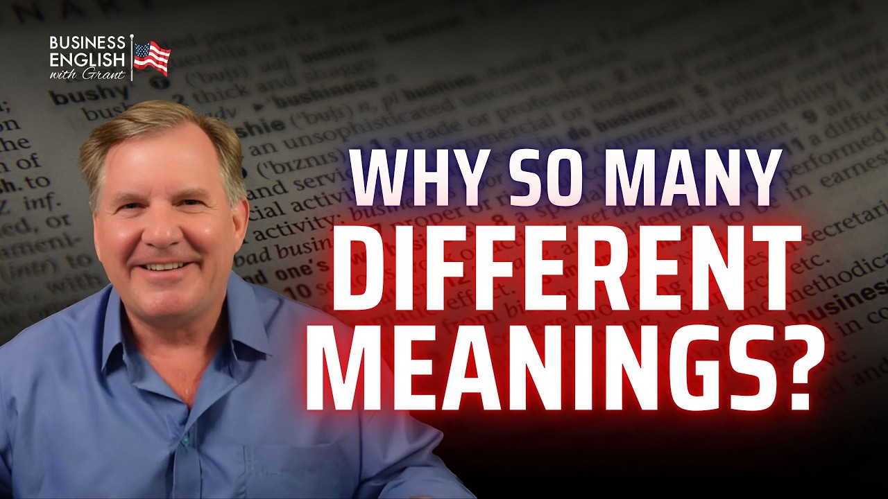 Why is Your English Not Fluent? Words Have So Many Meanings - The Confident Future Podcast #6