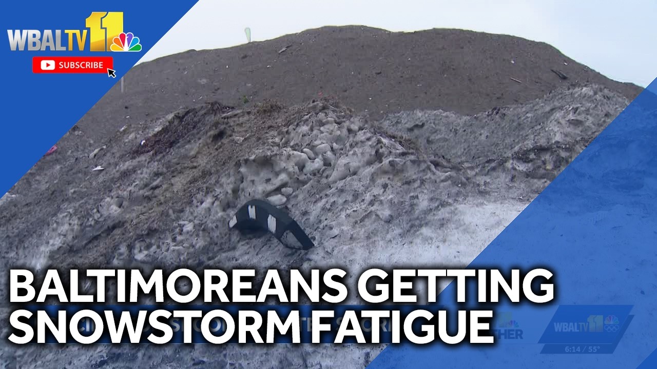 Baltimoreans getting snow fatigue with another storm on the way