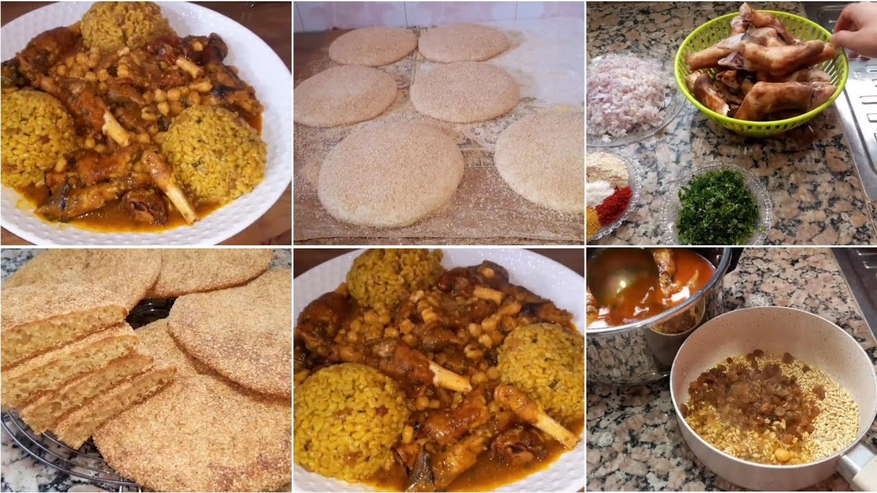 روتين بحداكتو🥰شهيوات عيد الاضحى/كرعين غنمي معلكين خبز القمح كيجي مفشفش