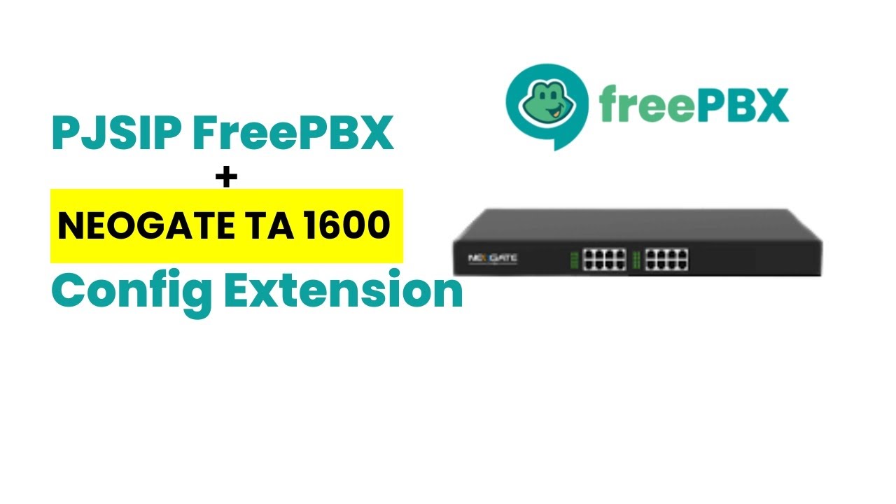 How to Register a Neogate TA1600 to a FreePBX PJSIP Extension for Beginners