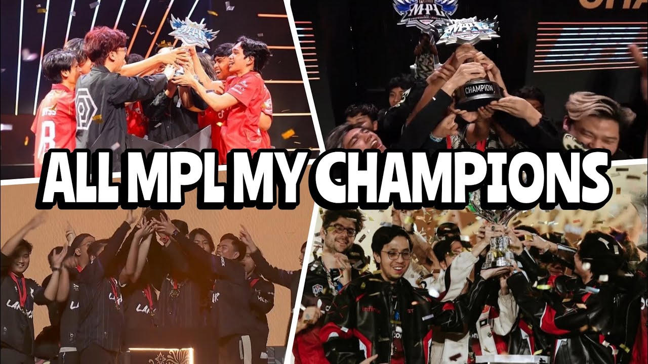 ALL MPL MALAYSIA CHAMPIONS (MPL MYSG SEASOM 1 TO MPL MY SEASON 15)