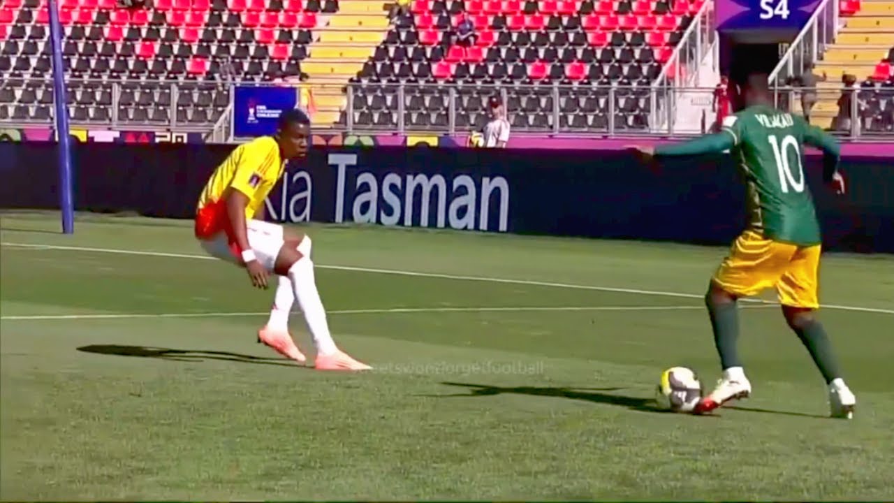 Mfundo Vilakazi scores in his final appearance at the World Cup against Colombia💎🌟