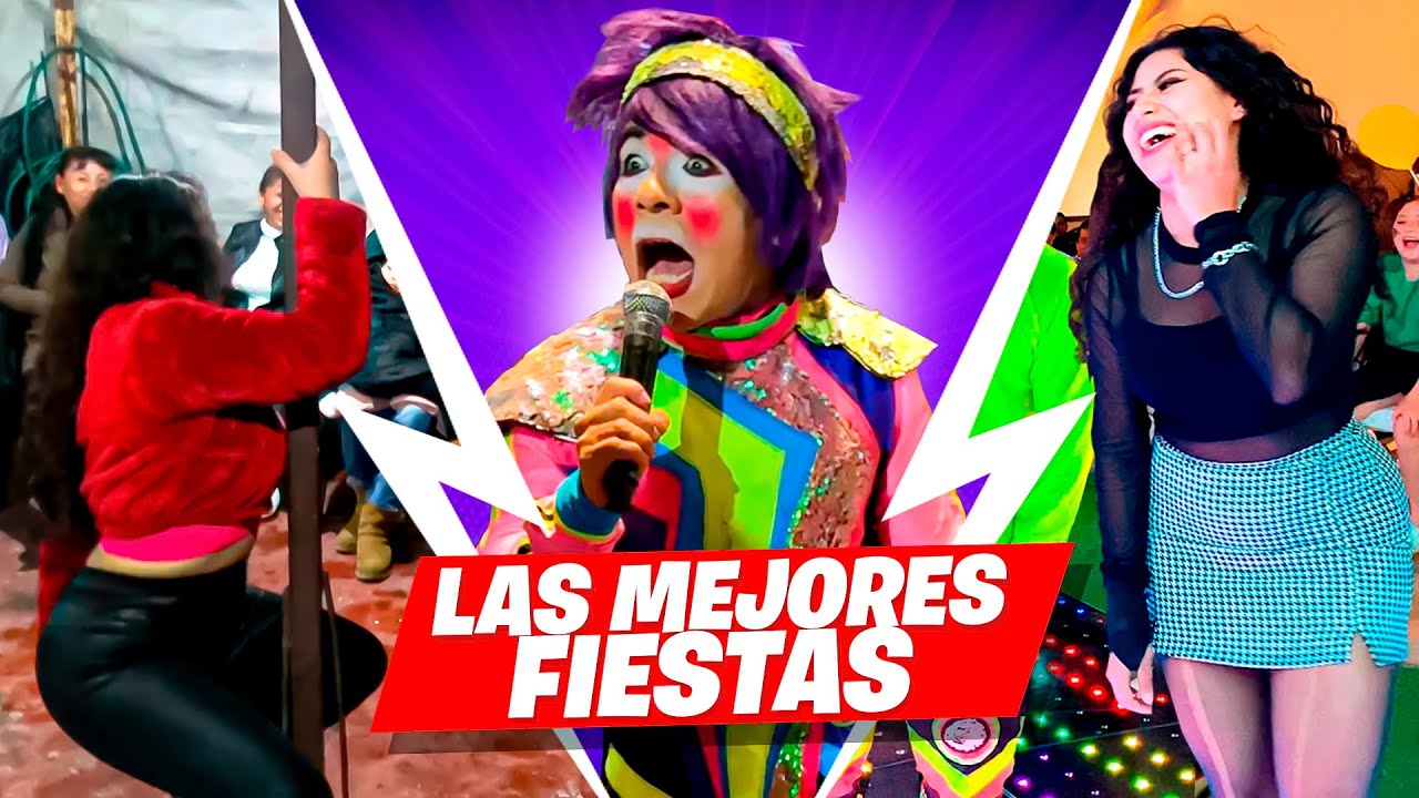 LAS MEJORES FIESTAS‼️ 🤣😮 LOS PAYASOS MAS VIRALES KIWI Y STIFF