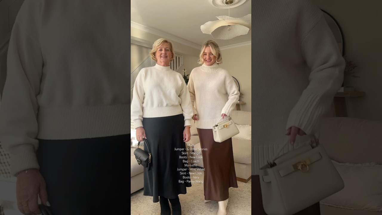 Styling a satin skirt 🤍 #satinskirt #midiskirtoutfits #winteroutfitinspo