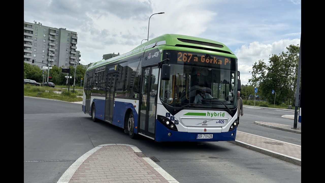 Volvo 7900 Hybrid #BH409 MPK Kraków linia 267 kierunek Skała Rynek