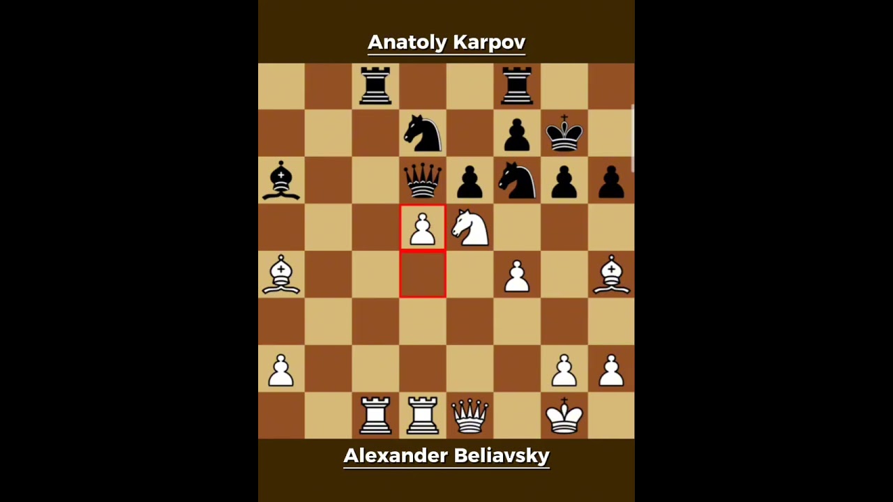 Alexander Beliavsky vs Anatoly Karpov ◉ USSR Championship, Moscow 1973 | Black Triumphs
