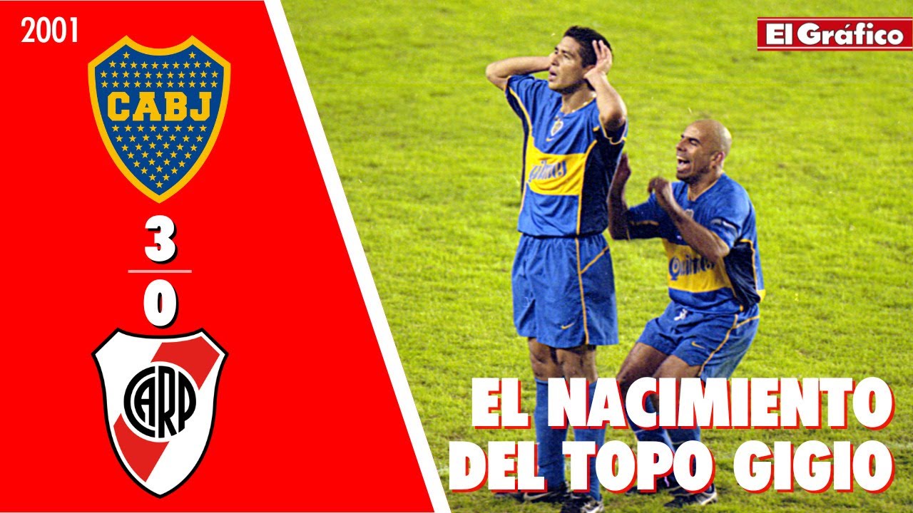 TORNEO CLAUSURA 2001: BOCA 3 RIVER 0