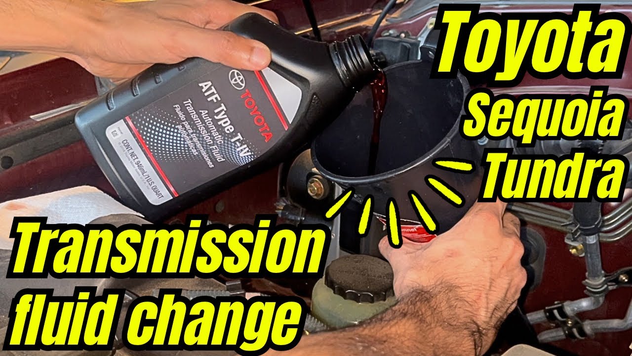 How to change transmission fluid on a Toyota Sequoia, Tundra | 2000-04 (1st generation)