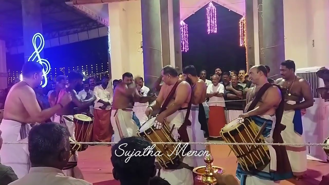 Elathalam Idachil at Manickamangalam Pooram2025 /Double Thayambaka