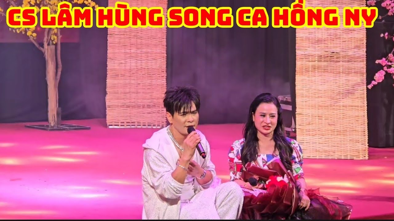 Ca Sỹ Lâm Hùng Song Ca Cùng Hồng NY.  Hoa Tím Bằng Lăng Quá Xúc Sắc @haonhanvlogs 