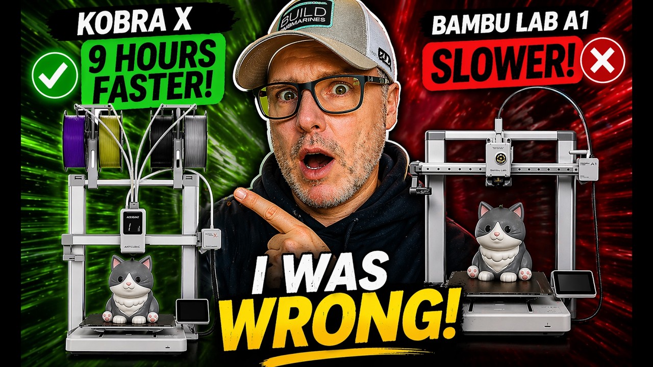 Anycubic Kobra X: более дешевая альтернатива на 100 долларов, которая печатает на 9 часов быстрее.