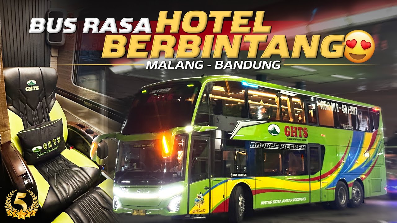 MEWAHNYA KEBANGETAN, BIKIN GAK MAU TURUN😍‼️Trip Malang - Bandung with Gunung Harta Double Decker