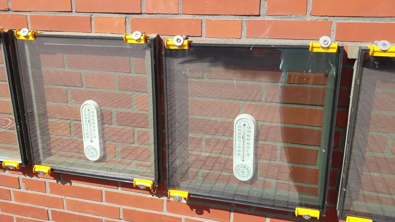 GlasWop - Erkl&auml;rvideo - Isolierglas, Thermopane, W&auml;rmeschutzisolierglas = Sonnenschutz? Vergleich