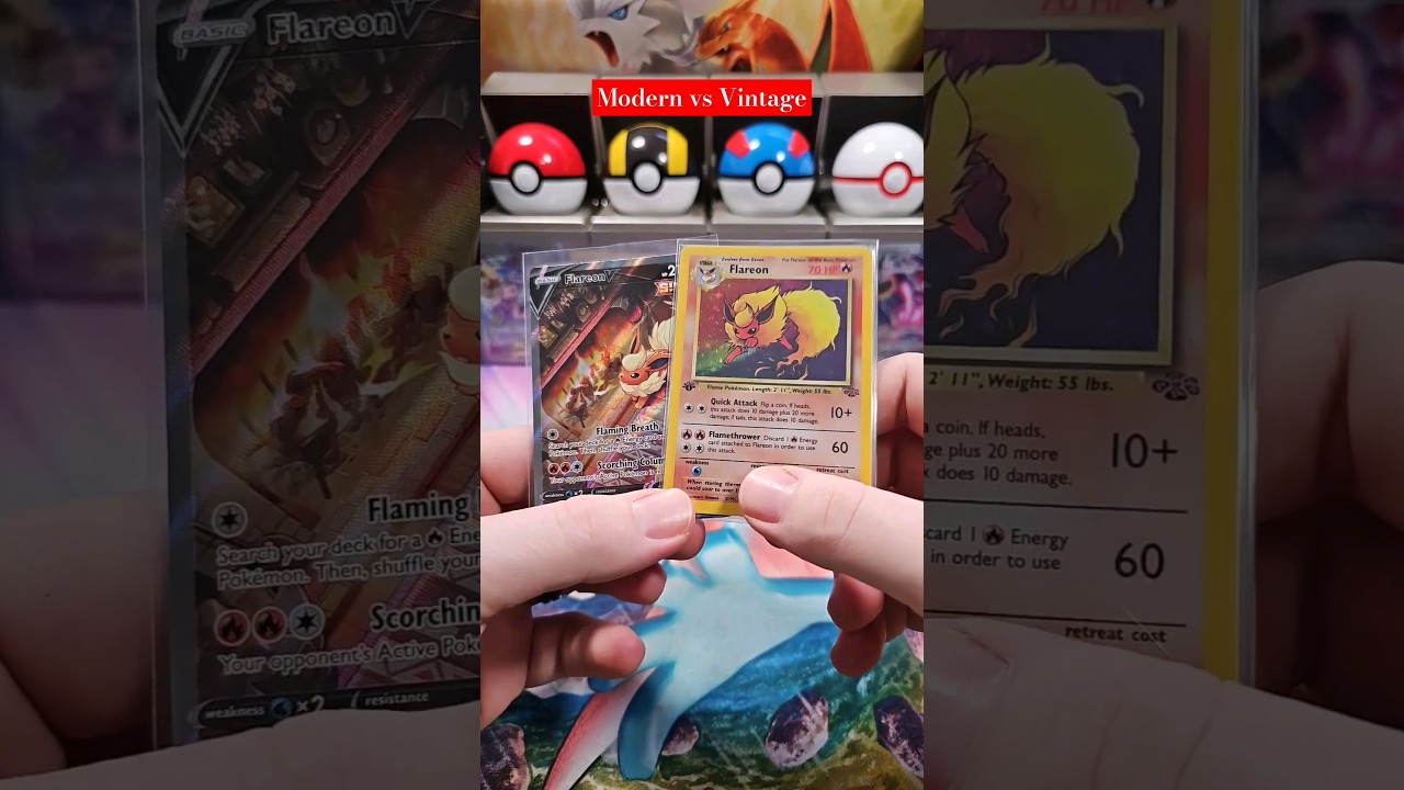 Vintage vs. Modern: What Era of pokemon cards did it better?? #shorts #pokemon #viral