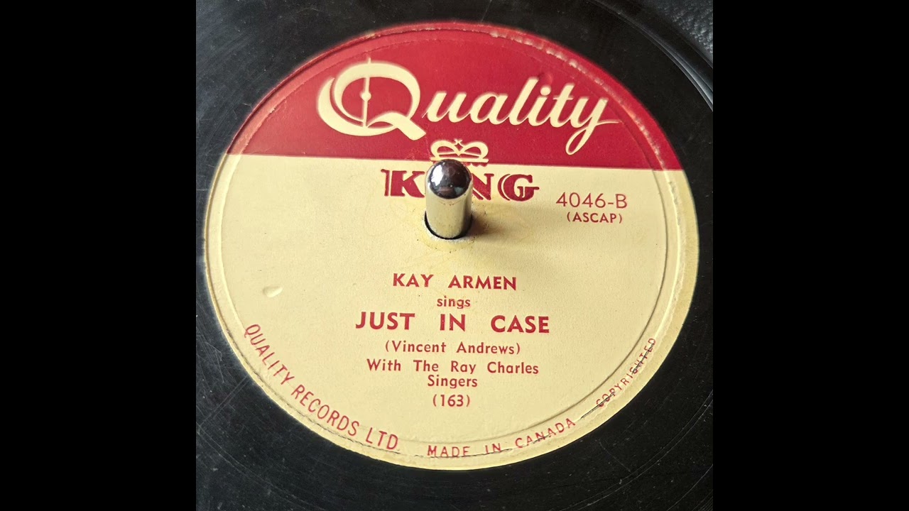 COME ON-A MY HOUSE / JUST IN CASE By Kay Armen [AI DENOISED] 78 RPM [4046-A/B]
