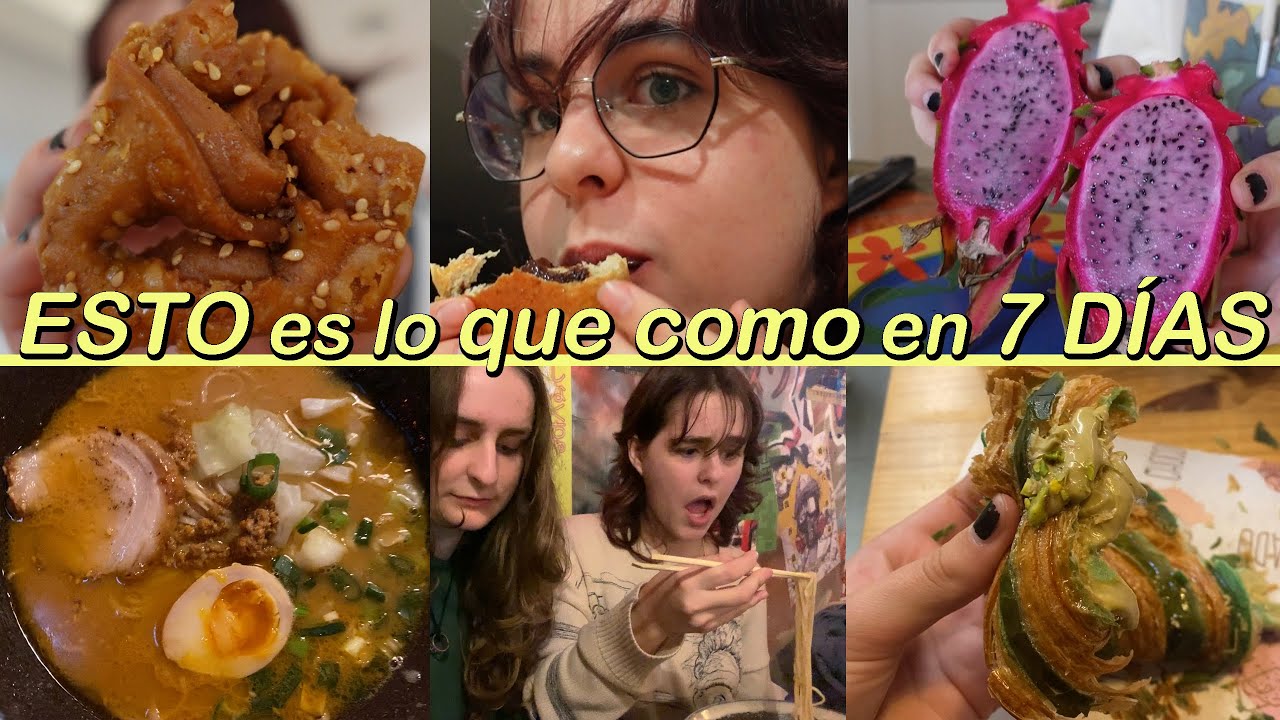 ESTO ES TODO LO QUE COMO EN UNA SEMANA || 100% REAL