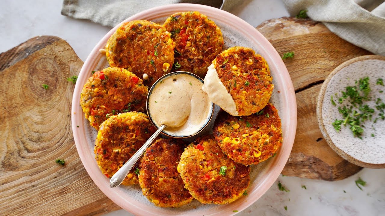 The Only CHICKPEA VEGGIE FRITTERS You Need In Your Life!