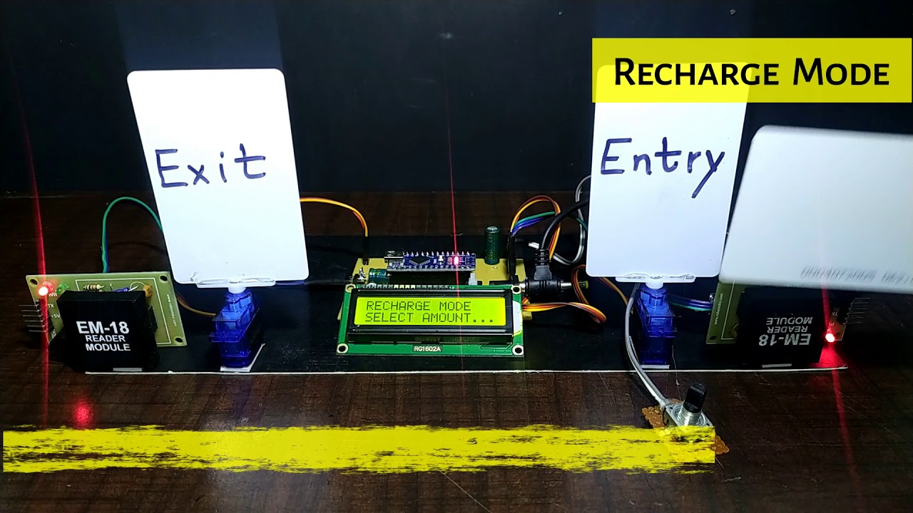 RFID Based Smart Bus Billing System Using Arduino | Automatic Billing System Using RFID | EM18