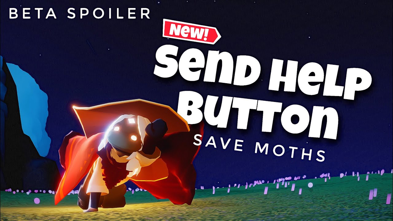 NEW SEND HELP BUTTON 🆘 | Beta Spoiler | sky children of the light | Noob Mode