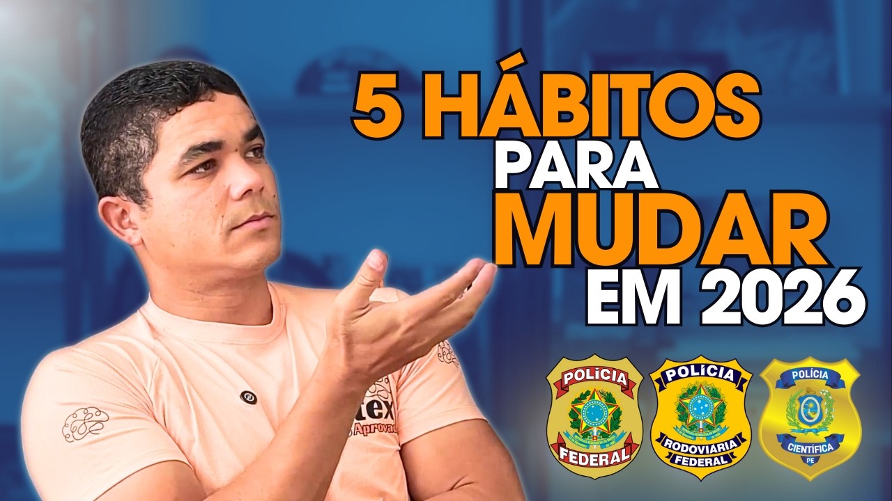 5 hábitos que DESTROEM suas chances de ser aprovado!