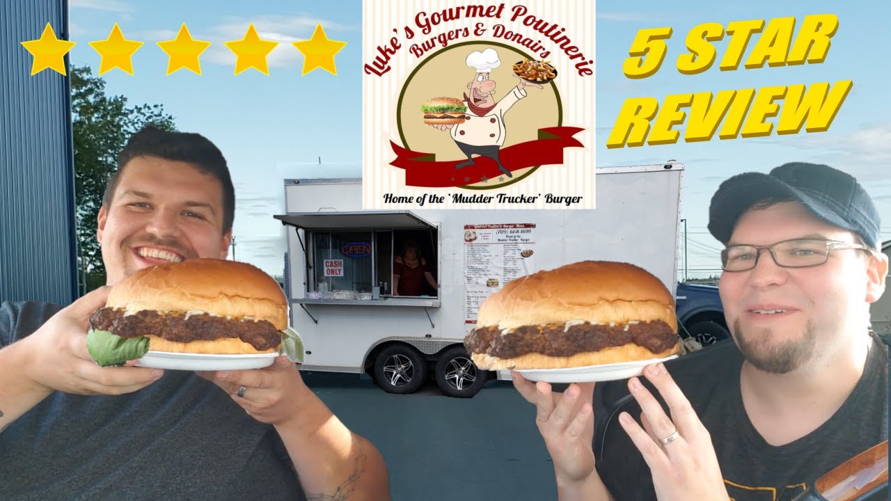 ОГРОМНЫЙ БУРГЕР!! Обзор еды в ресторане Luke's Gourmet Poutinerie & Burgers — 5 звезд!