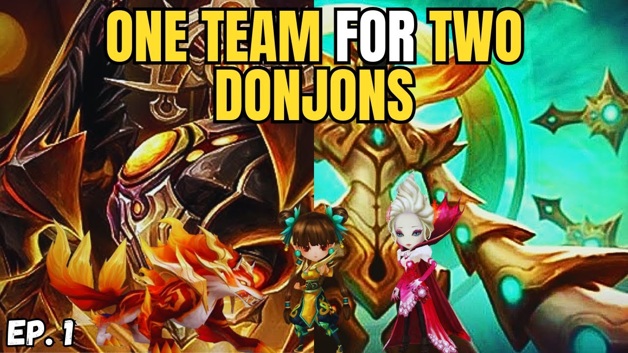 TEAM FORTERESSE ET CRYPTE ABYSSAL : ON MÉLANGE LES TEAMS !! EP. 1 #guide #summonerswar #tutorial