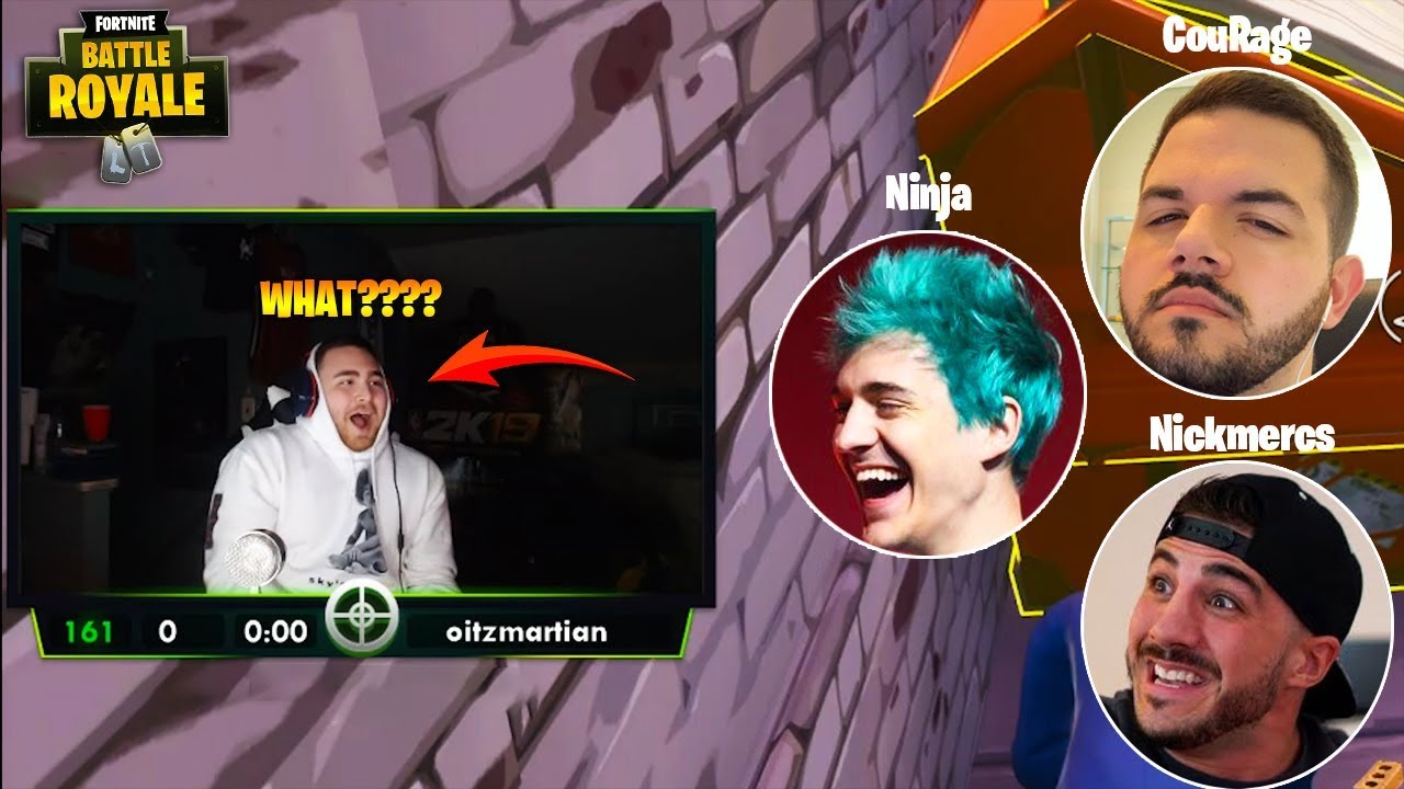LosPollosTV Absolutely Trolled By Ninja Nickmercs & Courage On Fortnite (Funny Squad Gameplay)