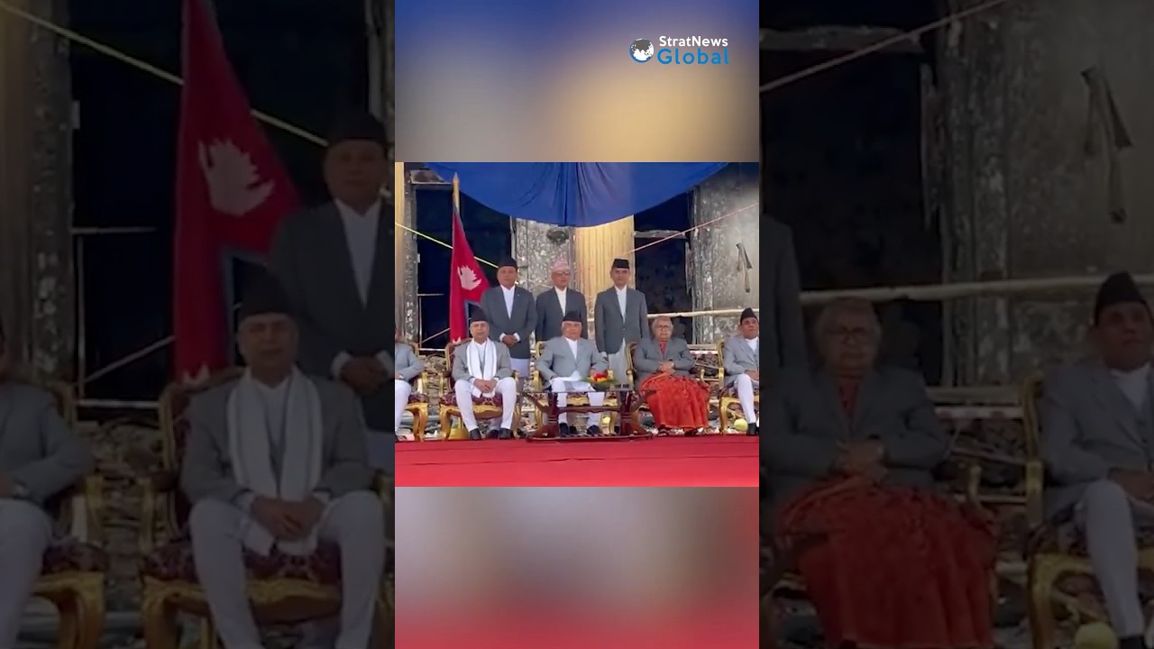 Nepal: 3 leaders take oath of office in Sushila Karki's interim government | #shorts #nepalprotest
