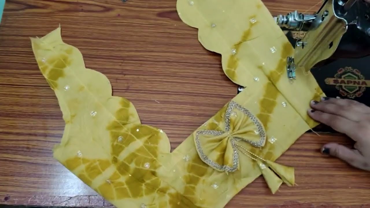 How to make back nack blouse design #blouse design # Easy & Simple Blouse Design Cutting And Stitch