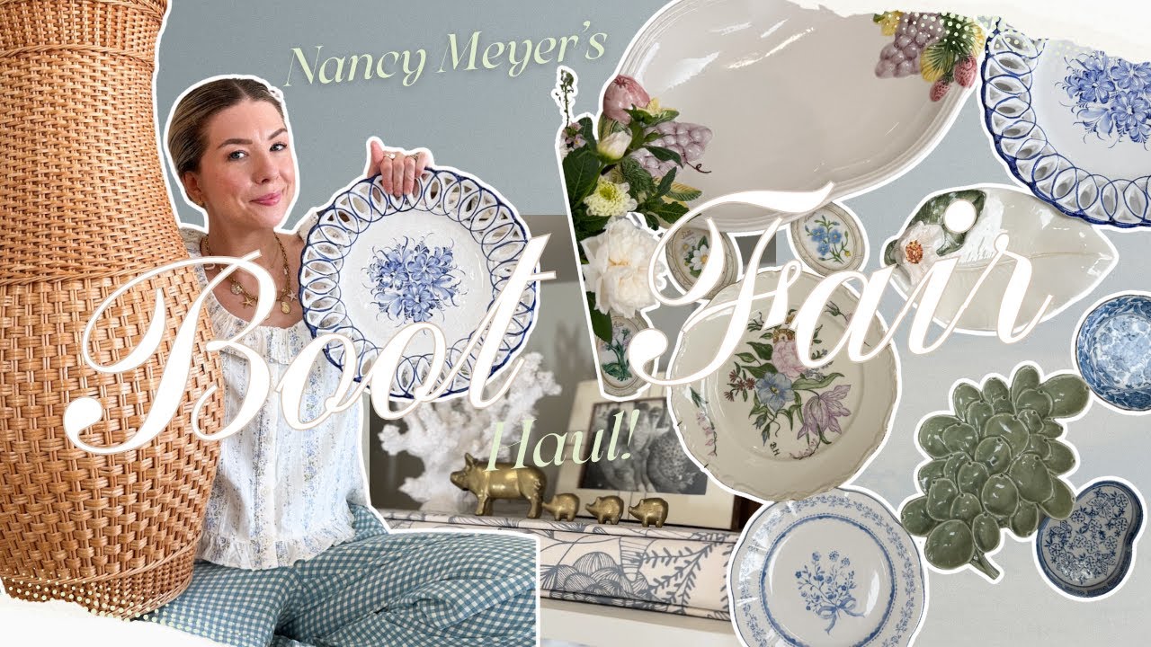 Amazing Bootfair Haul! Nancy Meyer's Inspired finds!