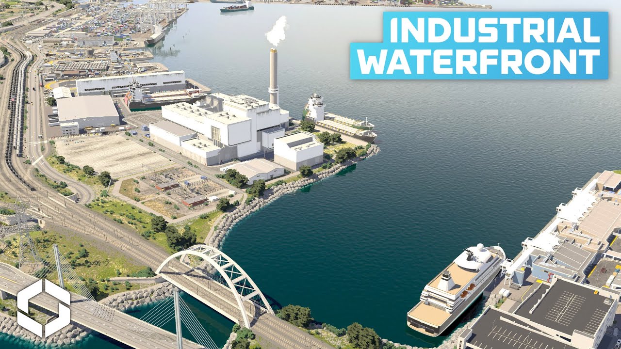 Building an Highly Realistic Waterfront in Cities Skylines 2