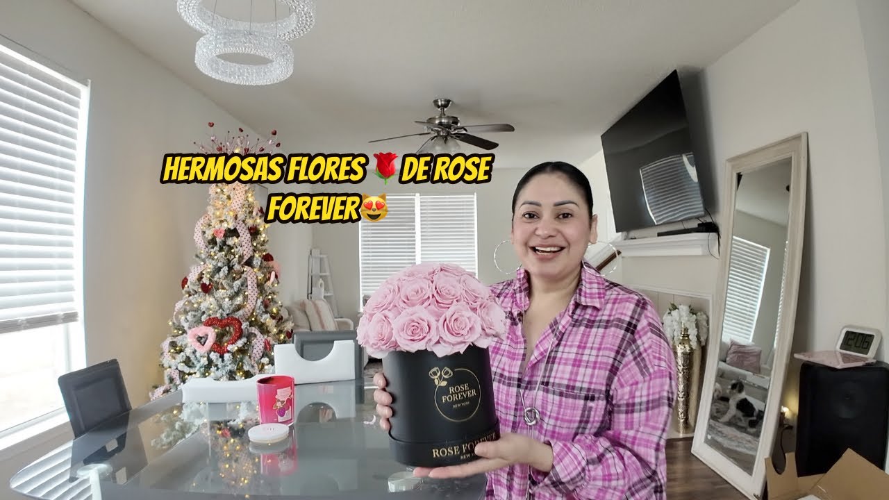 ROSE 🌹 FOREVER ROSAS NATURALES QUE 😦 DURÁN BASTANTE 👍🏼🤩   NOS VAMOS AL MALL 🛍️😜Y AL MANDADO 🛒🍅🥦🥩😬