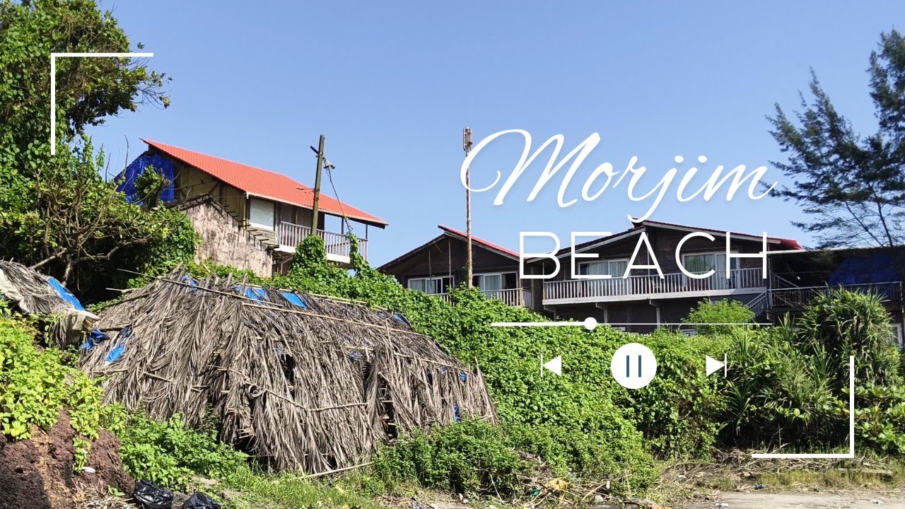 [India 4k] Goa Morjim beach walking tour video || September 2025