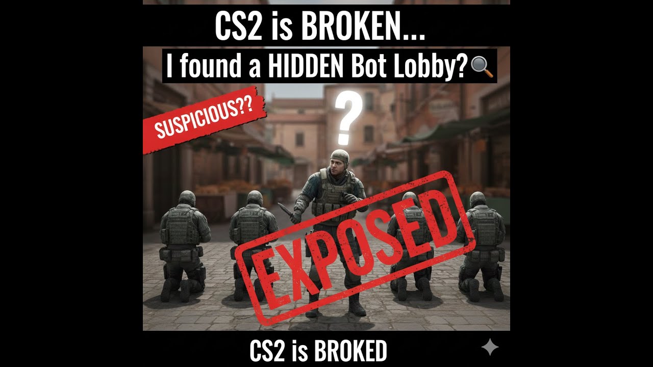 CS2 is BROKEN... I found a HIDDEN Bot Lobby? 🕵️‍♂️