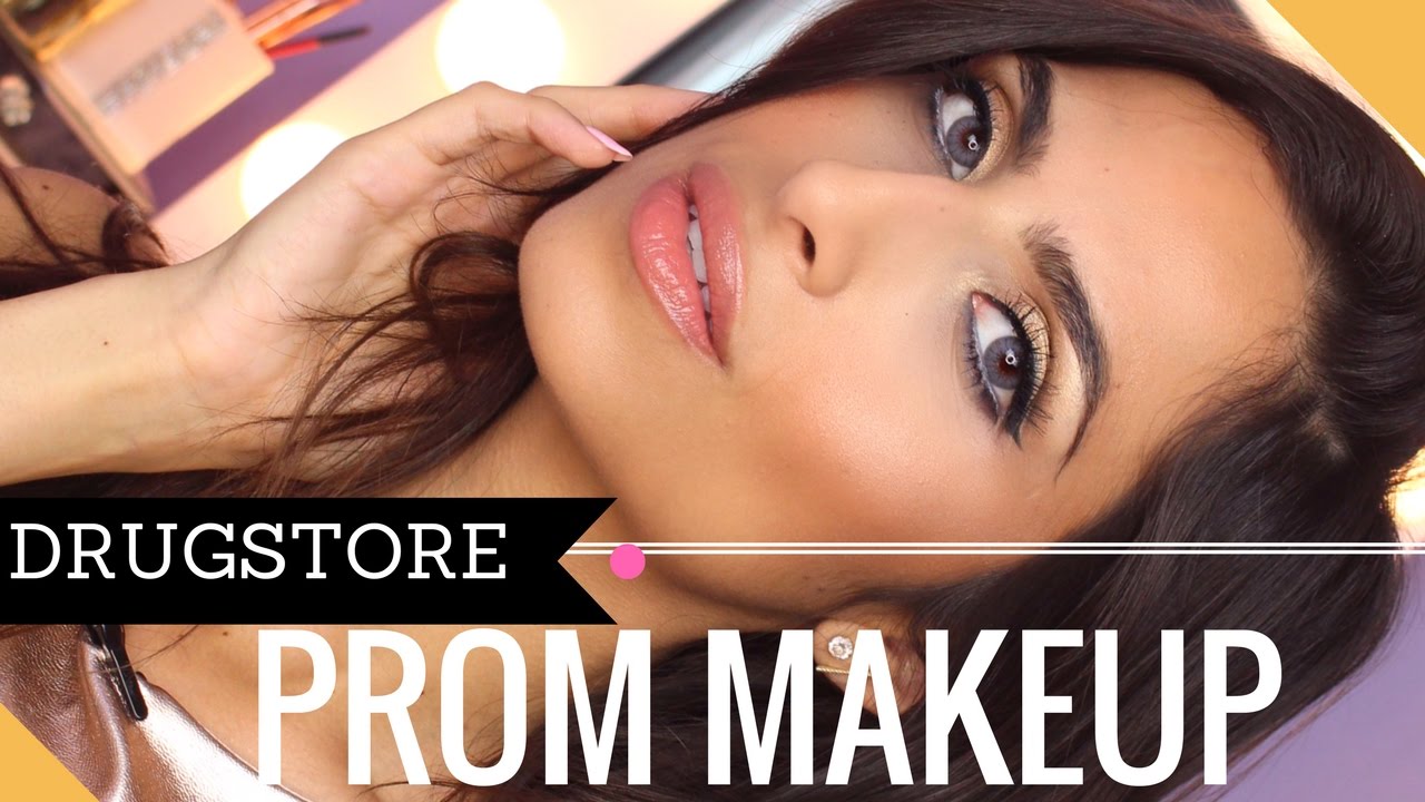 DRUGSTORE PROM Makeup Look 2017