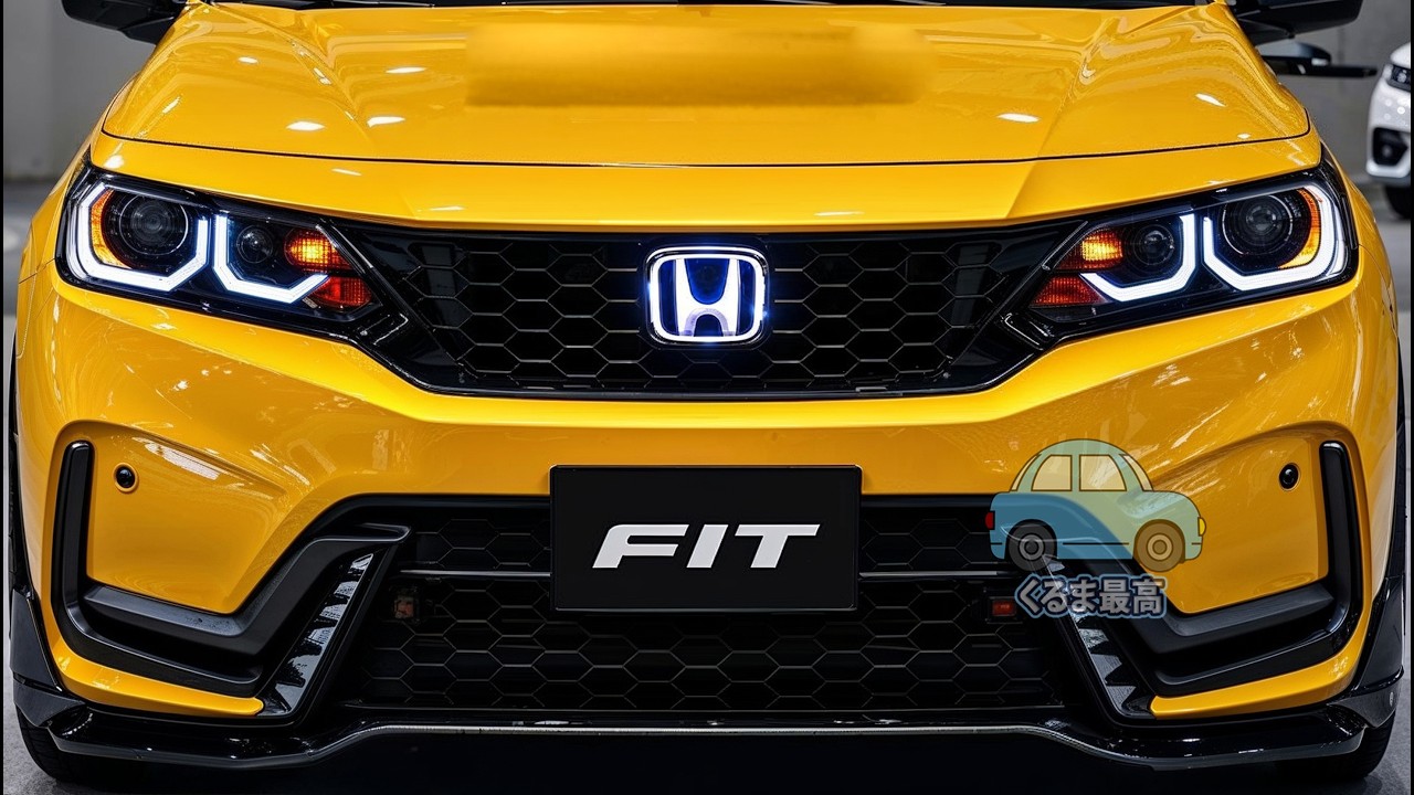 ホンダ 新型 フィット がすげーカッコイイ！800cc次世代ハイブリッド搭載！燃費は驚異の40kmLへ