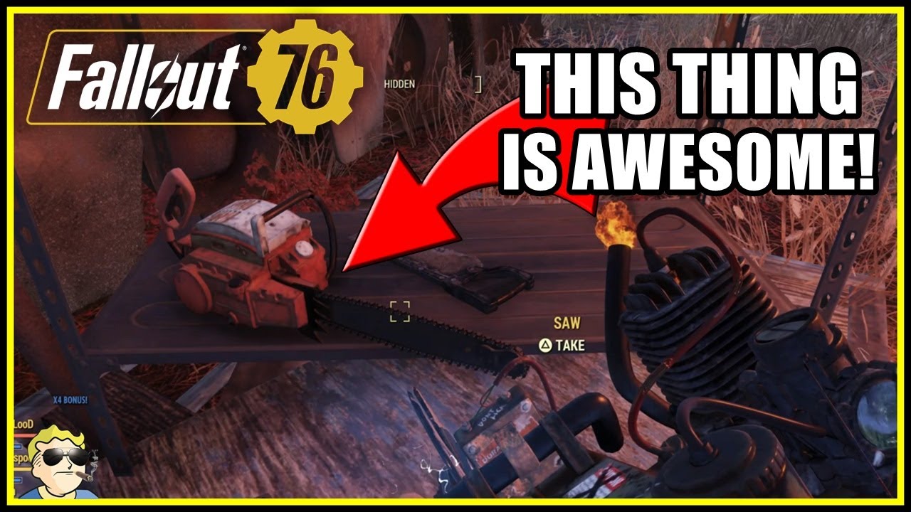Бензопила (места и лучшие моды) — Fallout 76