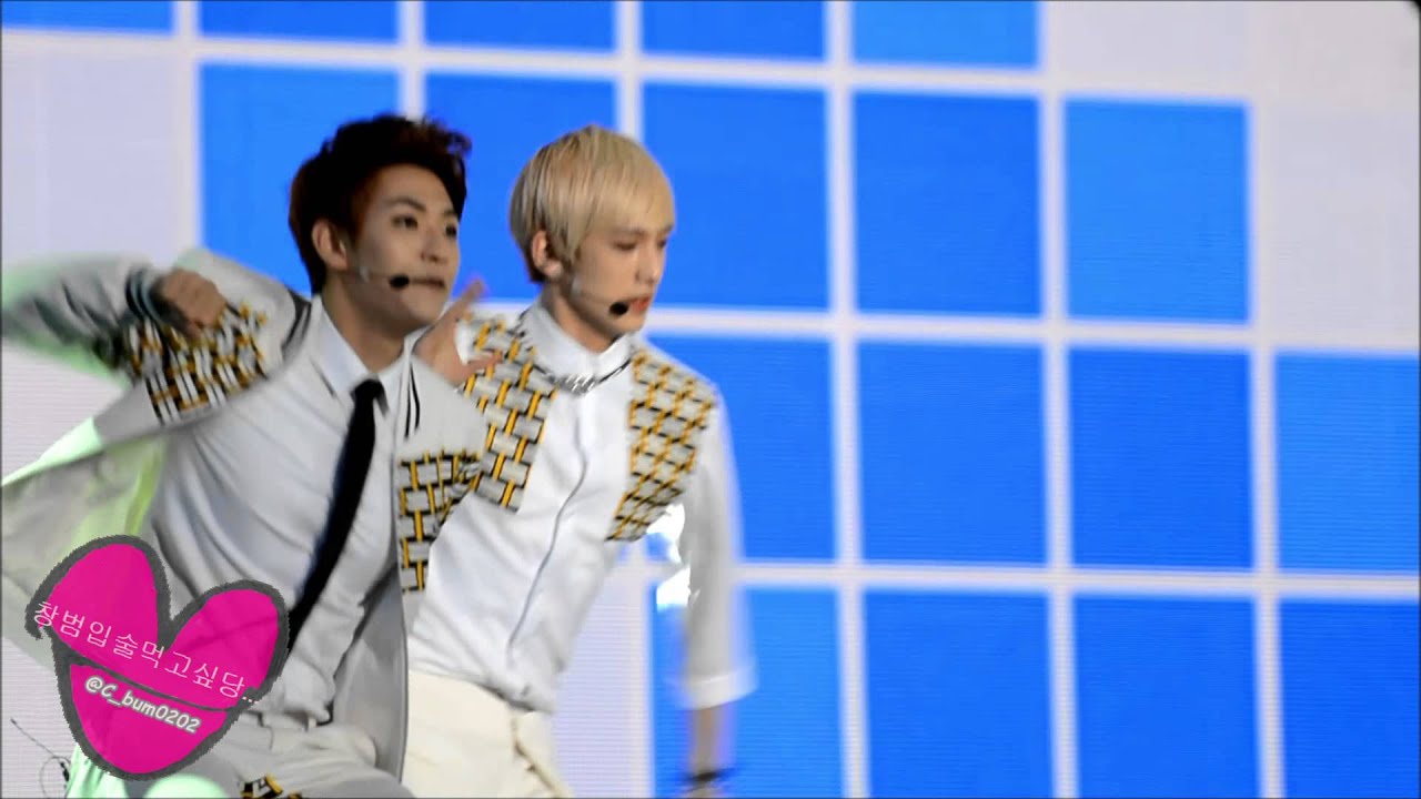 140809 속초 음악중심　백퍼센트 니가 예쁘다(U beauty)【창범직캠】
