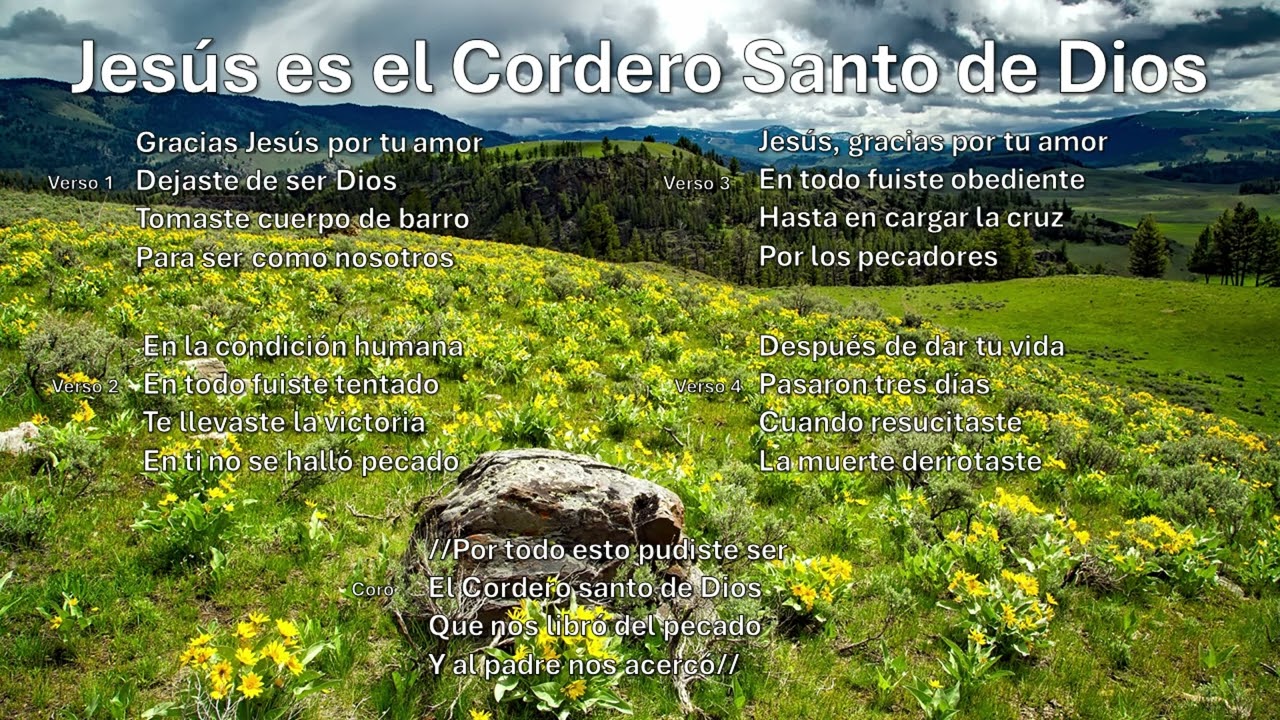 Jesús es el Cordero Santo de Dios