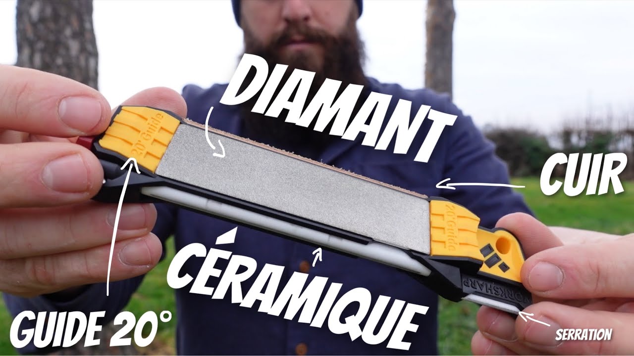Comment aiguiser son couteau de A a Z avec l’aiguiseur Work Sharp ?