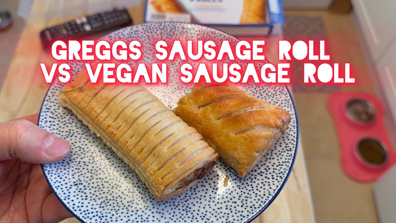 Сосиска в тесте Greggs против веганской сосиски в тесте #Greggs #vegan