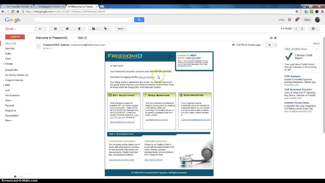 How to log in and get started with your FreedomVoice account