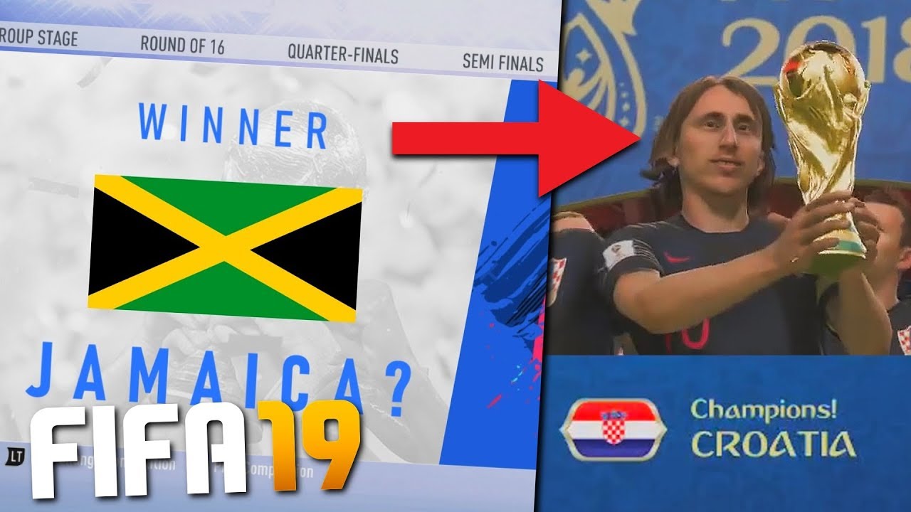 I PLAYED THE FIFA WORLD CUP WITH TEAMS NOT ON FIFA 19