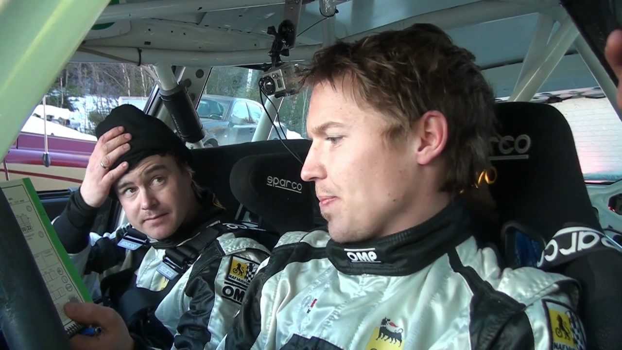 Numedalsrally 2013 - Intervjuer ved m&aring;l SS7 - Sm&aring;d&oslash;la (50 f&oslash;rste bilene)