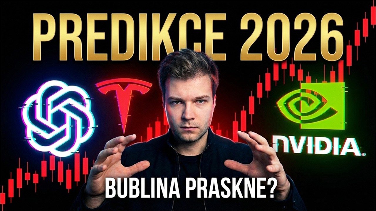 Předpověď 2026: Proč Tesla spadne o 50 % (a co koupím místo ní)