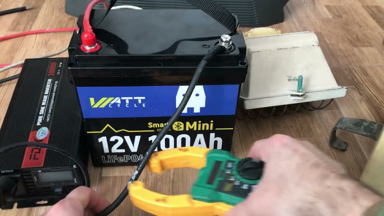 LiPO4 АКБ WattCycle 12V. 100A*h. Огляд, тестдрайв, внутрішній світ.
