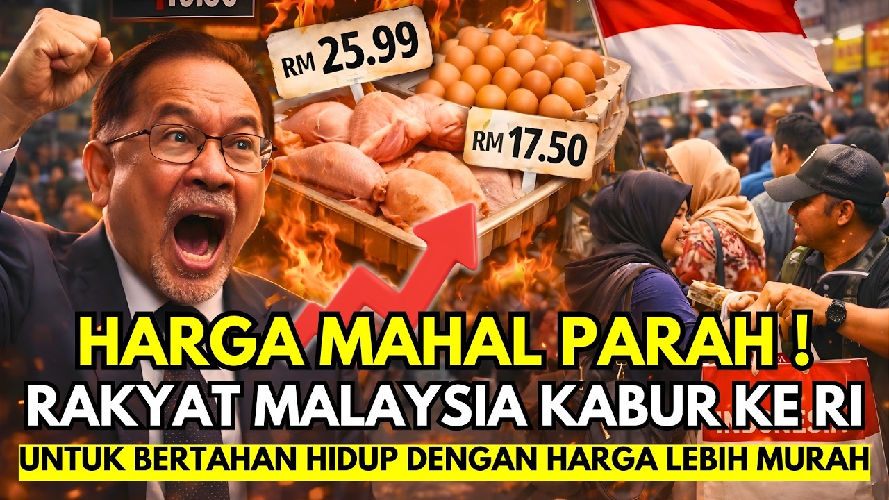 Harga di Malaysia MAHAL PARAH? Warganya Ramai Belanja ke Indonesia