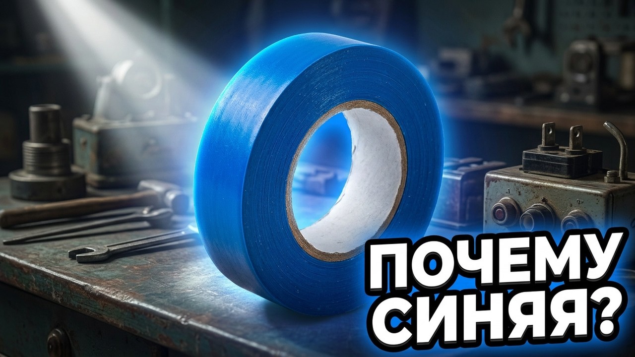 Почему легендарная Изолента из СССР была синей?Секрет раскрыт