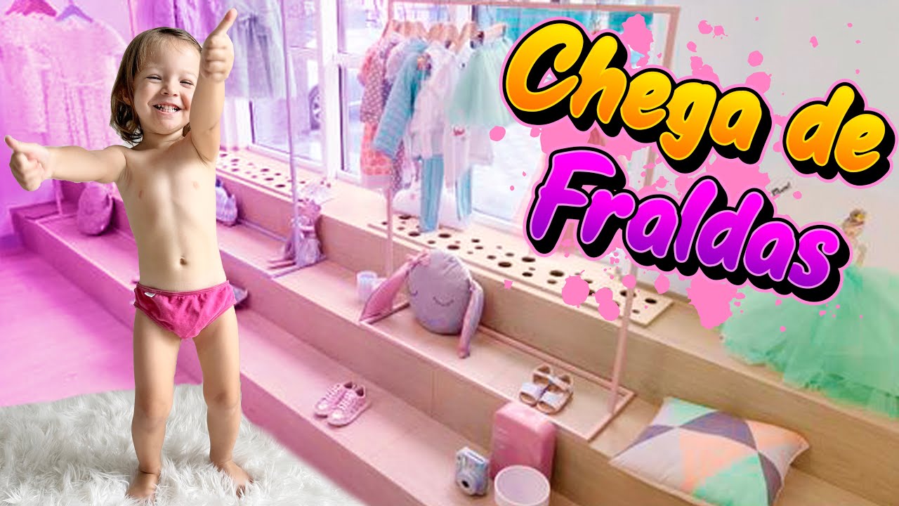 ★ DORA NÃO QUER MAIS USAR FRALDAS E FOI EM BUSCA DE CALCINHAS NOVAS ★ ISADORA MASUDINHA ★