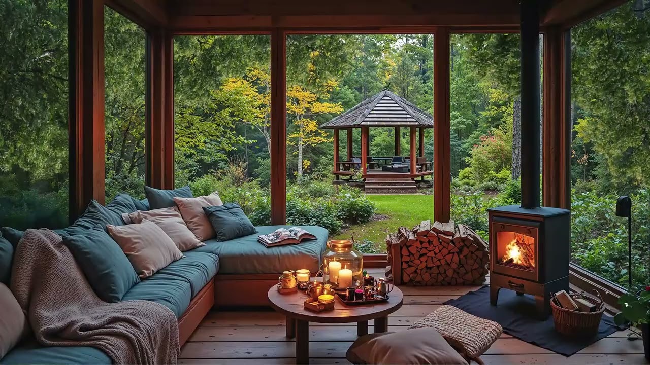 Cozy Spring Cabin Jazz Relaxing Smooth Jazz Music for Study, Work & Peaceful Morning Cabin Ambience